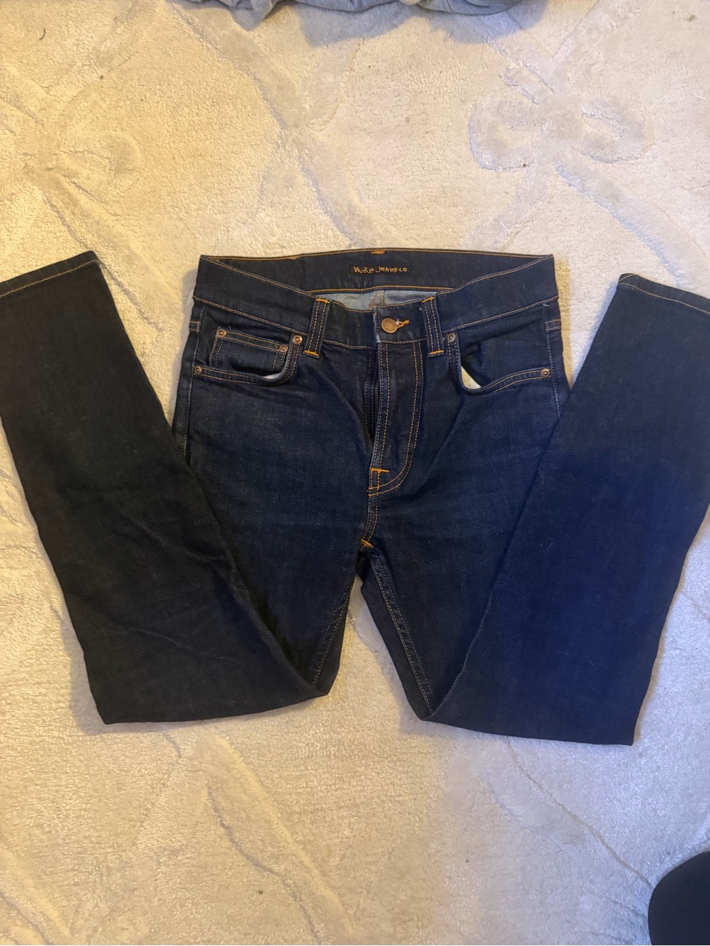 Wrangler Women's Slim Straight Dark Blue Denim Jeans